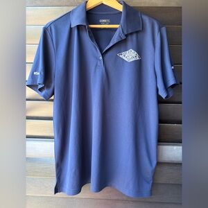 Core 365 Women's XL Navy Short Sleeve Polo Shirt USAA Employee Embroidered Logo